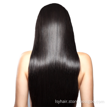 Wholesale Grade 10A 100% Cambodian Virgin Human Hair Remy Hair Hair WEAVING Silky Straight Wave Machine Double Weft ALL Colors